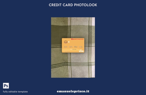 stile verificato modello frontale photolook della carta di debito visto della  2